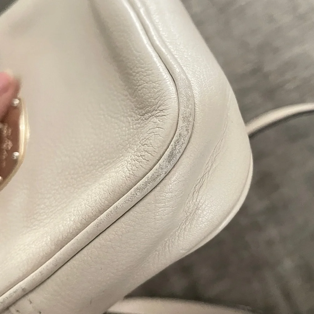 Michael kors cross body creme bag
